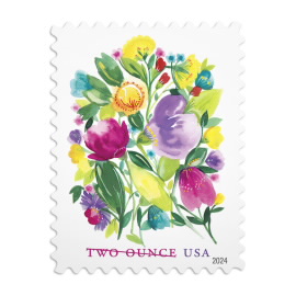 Wedding Blooms Stamps, Sheet of 20
