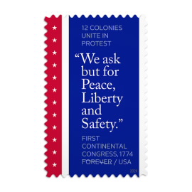 First Continental Congress, 1774 Stamp