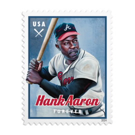 Hank Aaron Stamps, Sheet of 20
