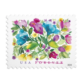 Celebration Blooms Stamps, Sheet of 20