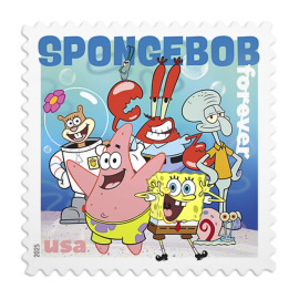 SpongeBob Squarepants Stamps, Sheet of 16